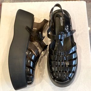 Melissa platform jelly sandals